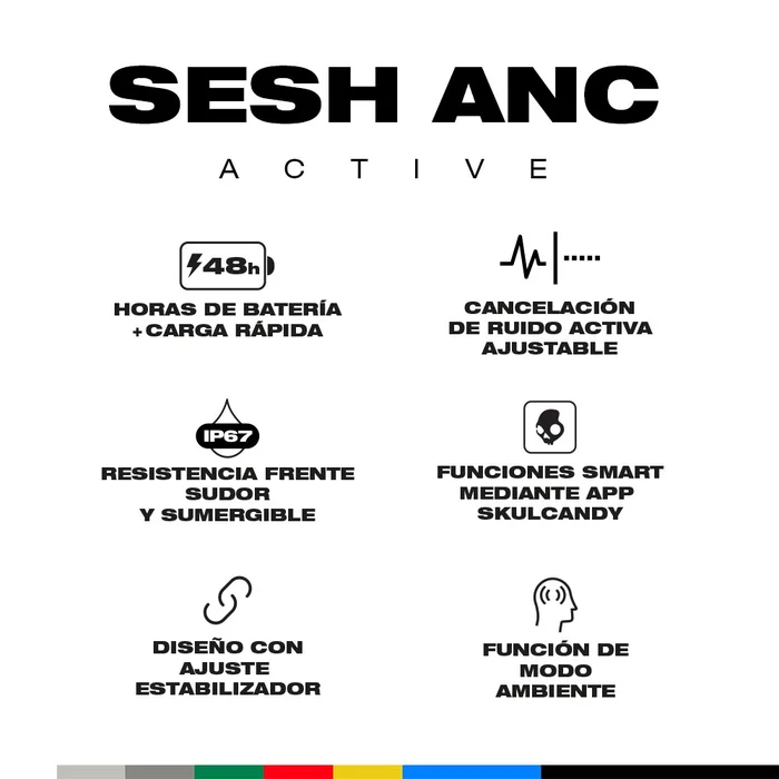 Imagen 3 de Audífonos True Wireless Skullcandy SESH ANC ACTIVE