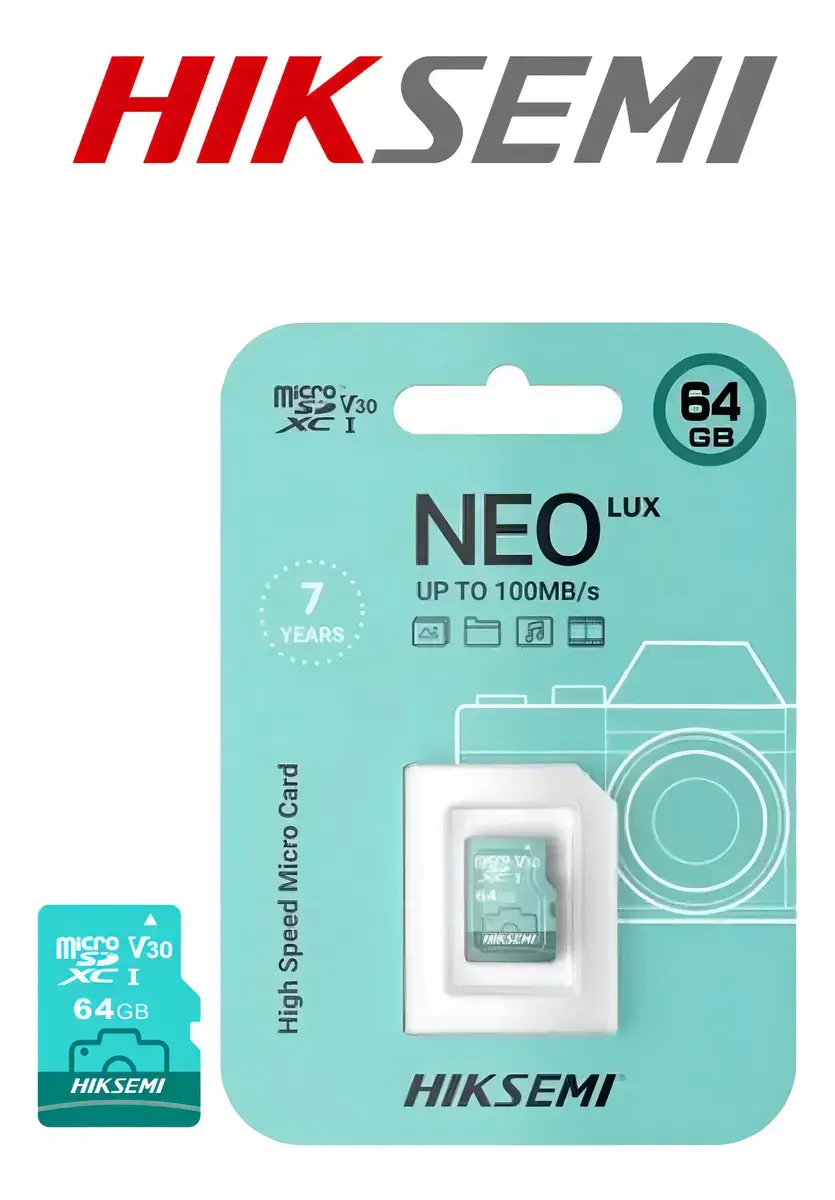 Imagen 2 de Memoria MicroSD Hiksemi TF-D3/64G 64GB Neo Lux UHS-I V30