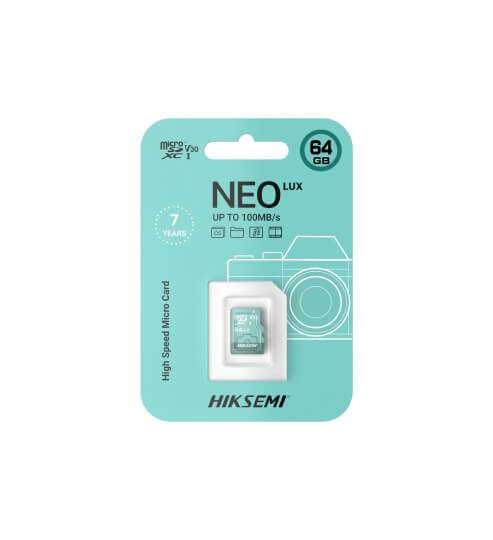 MEMORIA MICRO SD 64GB NEO LUX - Cámara de seguridad Wiltronis
